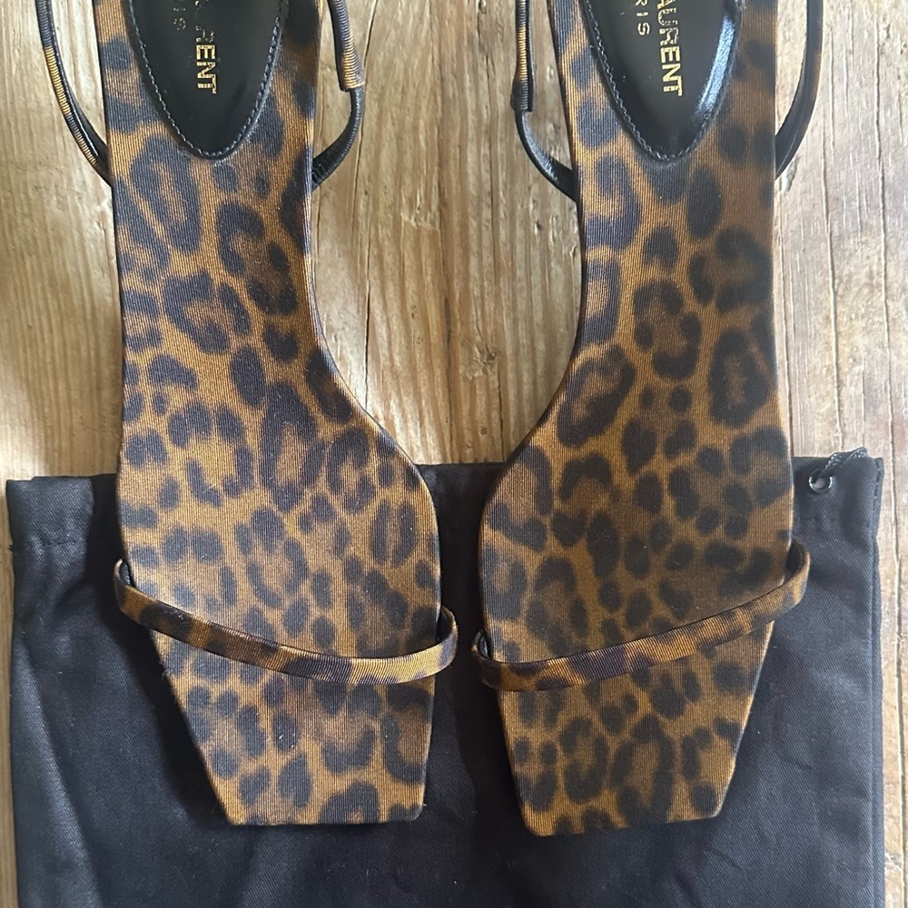 Saint Laurent Slingback Sandals Size 40 - Picture 2 of 4